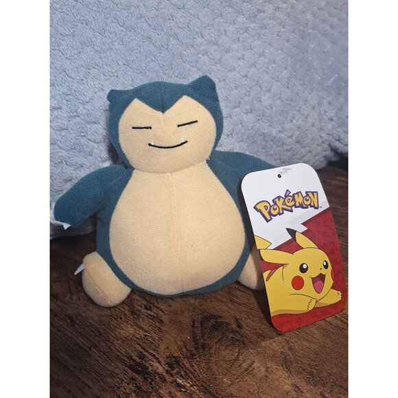 Official Snorlax 7” Pokemon Plush Toy Stuffed Animal Collectible Kids  Licensed - Picture 1 of 5